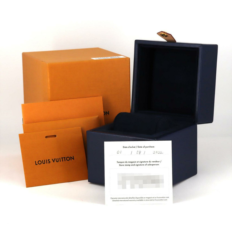 路易威登 Tambour Slim 11P QA159 不鏽鋼石英錶-8