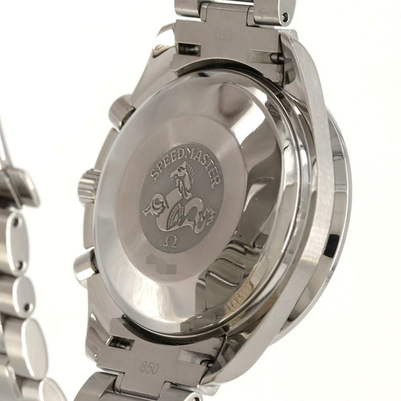 歐米茄超霸系列日期顯示3513.50不鏽鋼自動腕錶-5