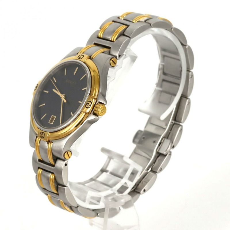 Gucci 9040M SSxGP 石英錶-1