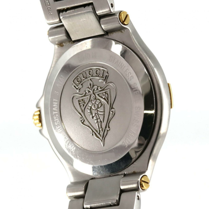 Gucci 9040M SSxGP 石英錶-5