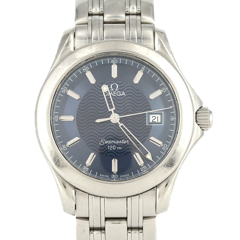 歐米茄海馬120 2511.81不鏽鋼石英錶-0