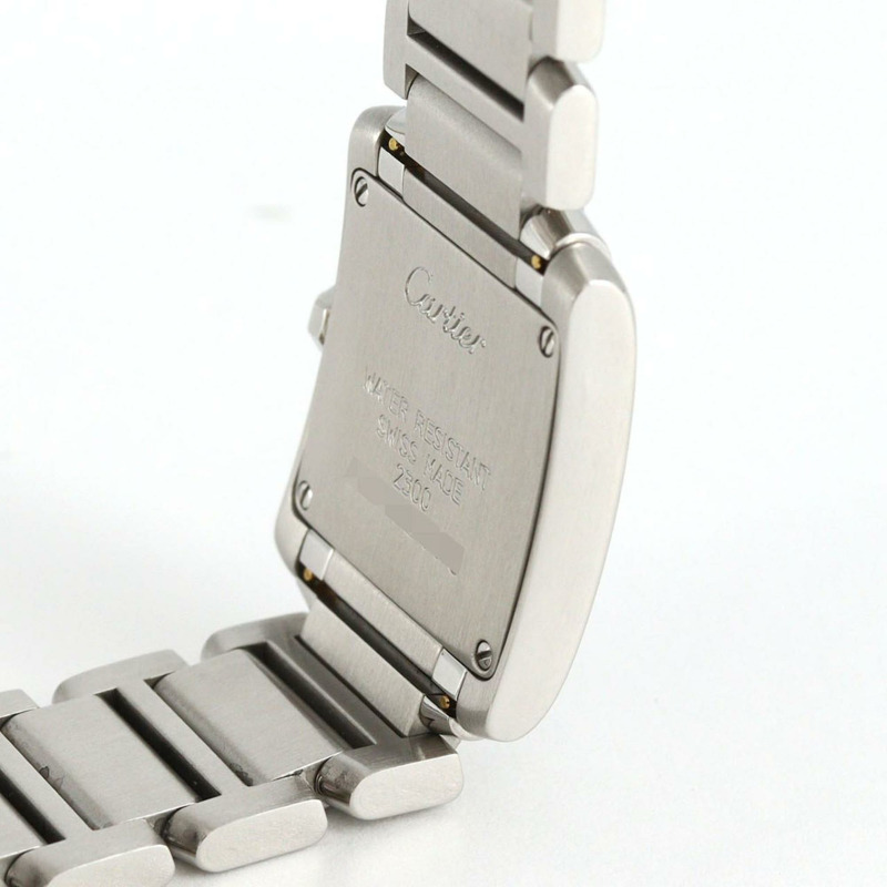 卡地亞 Tank Française SM W51008Q3 不鏽鋼石英錶-5