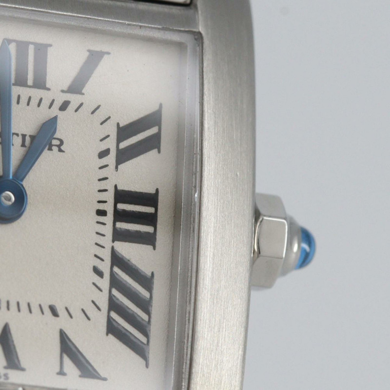 卡地亞 Tank Française SM W51008Q3 不鏽鋼石英錶-8