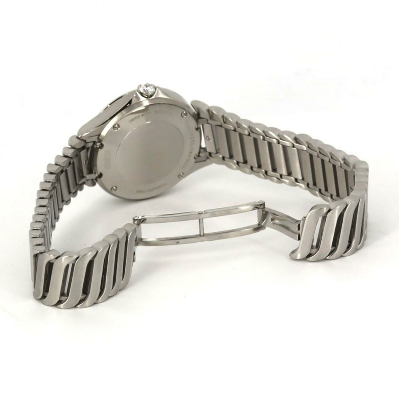 蒂芬妮 Metro 4 Baguettes D&8P 60874816 不鏽鋼石英錶-5