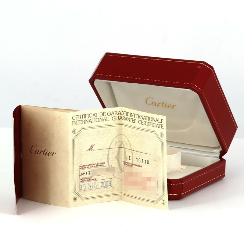 卡地亞 Must Tank Date LM GP W1013954 石英錶-9