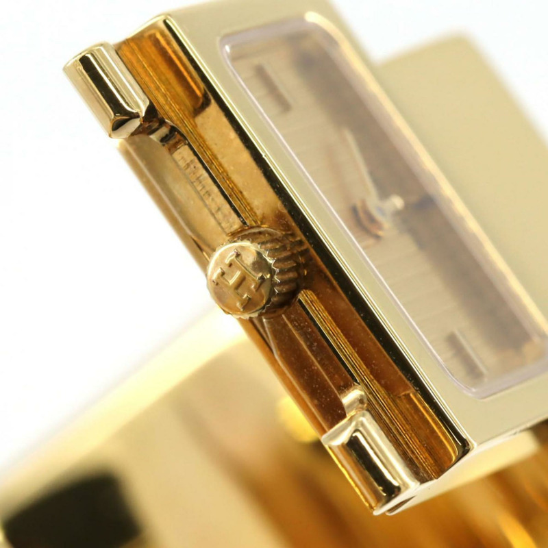 Hermès Roquet 琺瑯 GP LO1.201 石英腕錶-3