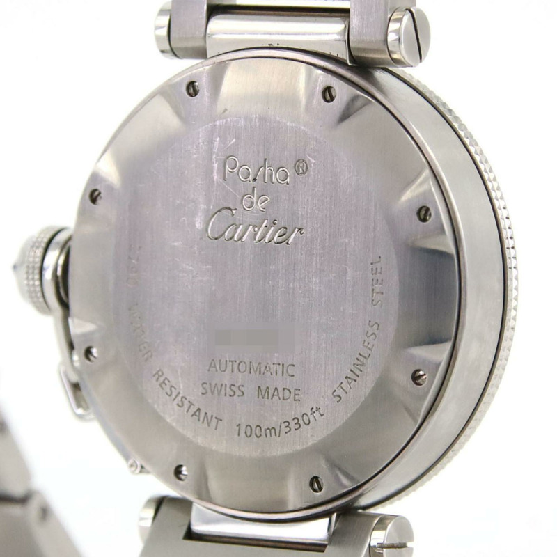 卡地亞 Pasha Seatimer W31080M7 不鏽鋼自動腕錶-4