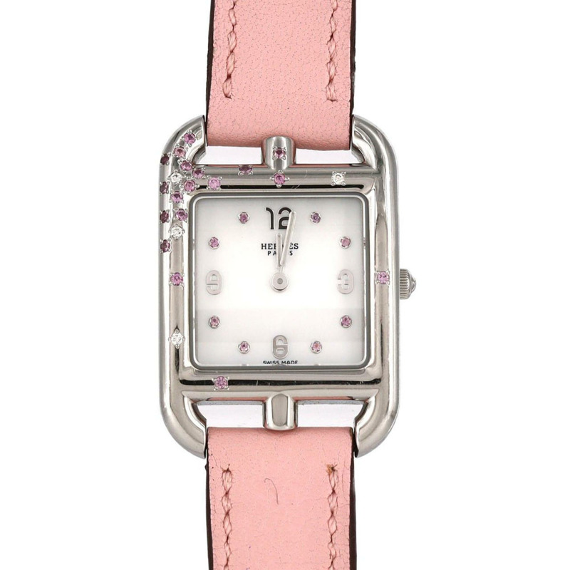 愛馬仕 Cape Cod D&PS 8PS CC1.233 不鏽鋼石英錶-0