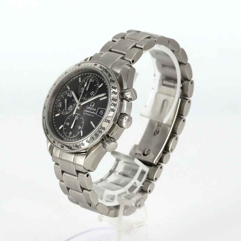 歐米茄超霸系列日期顯示3513.50不鏽鋼自動腕錶-1