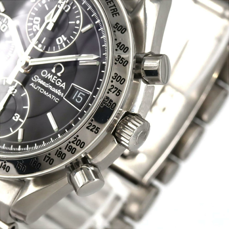 歐米茄超霸系列日期顯示3513.50不鏽鋼自動腕錶-2