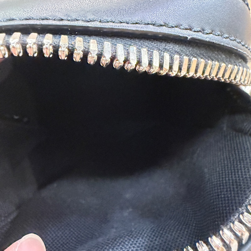 Gucci 黑灰PVC黑牛皮mini日字斜背包-9