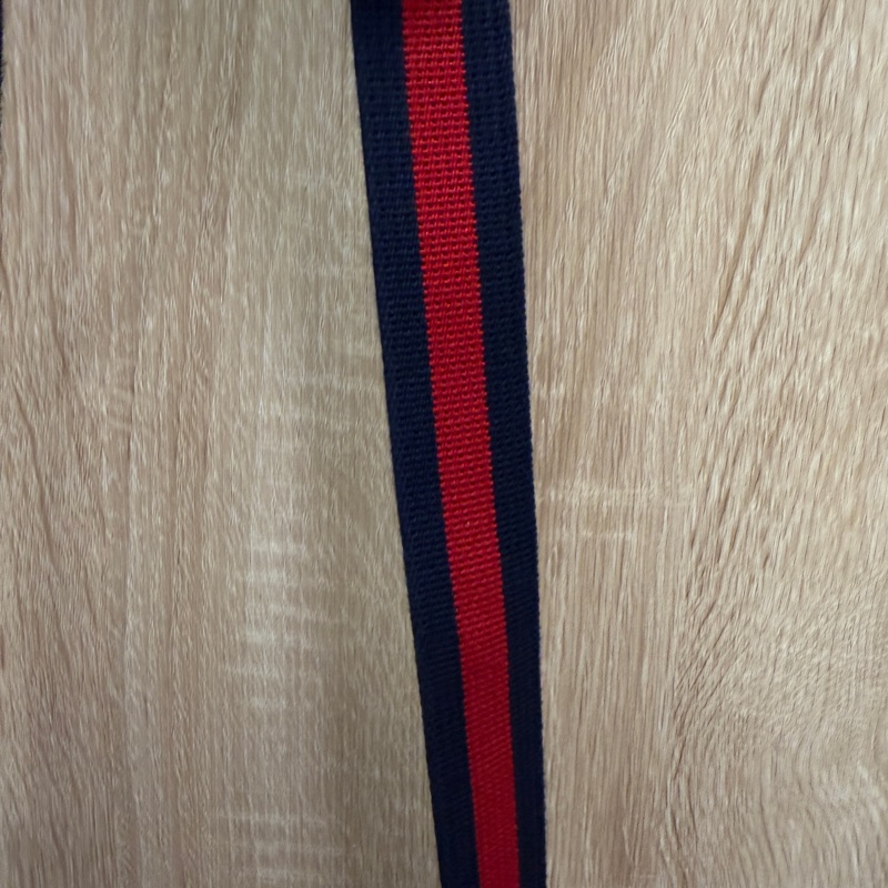 Gucci 黑灰PVC黑牛皮mini日字斜背包-11