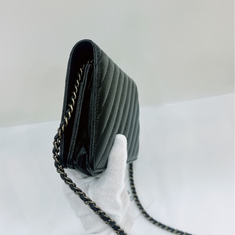 莉亞精品♡ Chanel A82398 季節限量款woc 二手-4