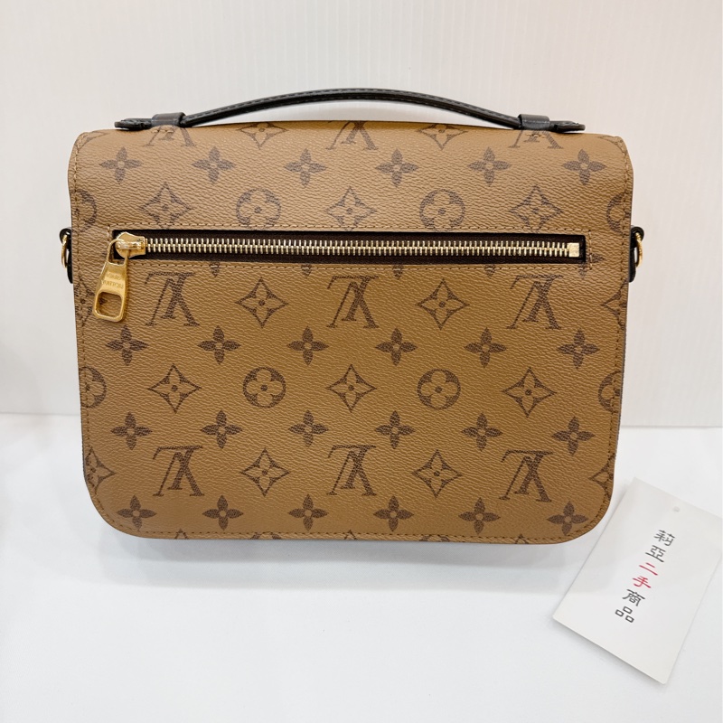 莉亞精品♡ LV M41465 拼色郵差包 二手-3