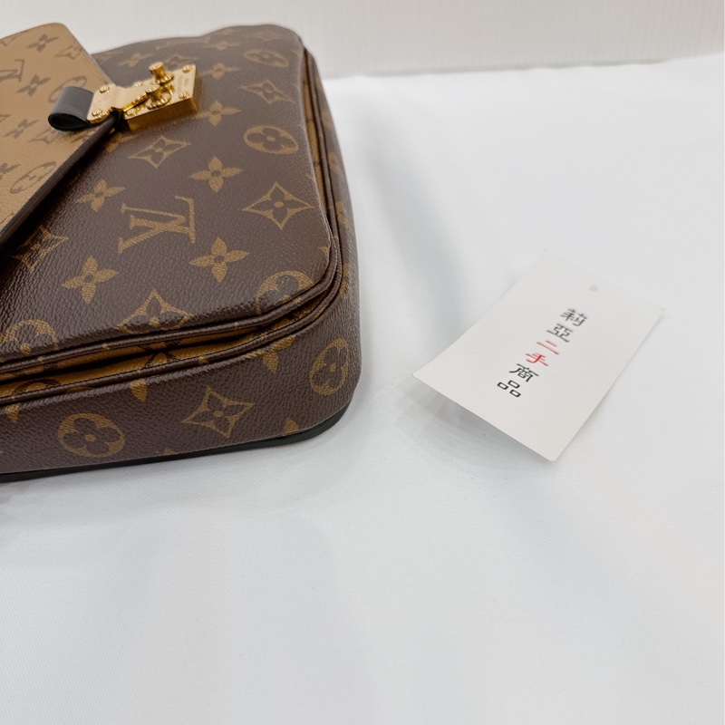 莉亞精品♡ LV M41465 拼色郵差包 二手-8