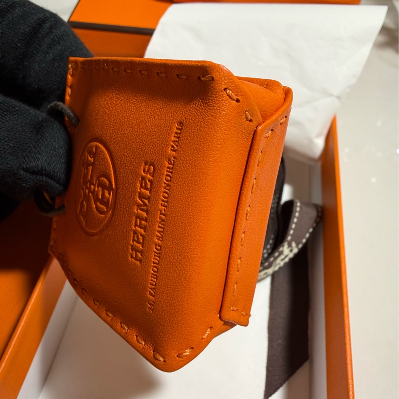 全新愛馬仕Hermes經典小橘袋掛飾、吊飾-3