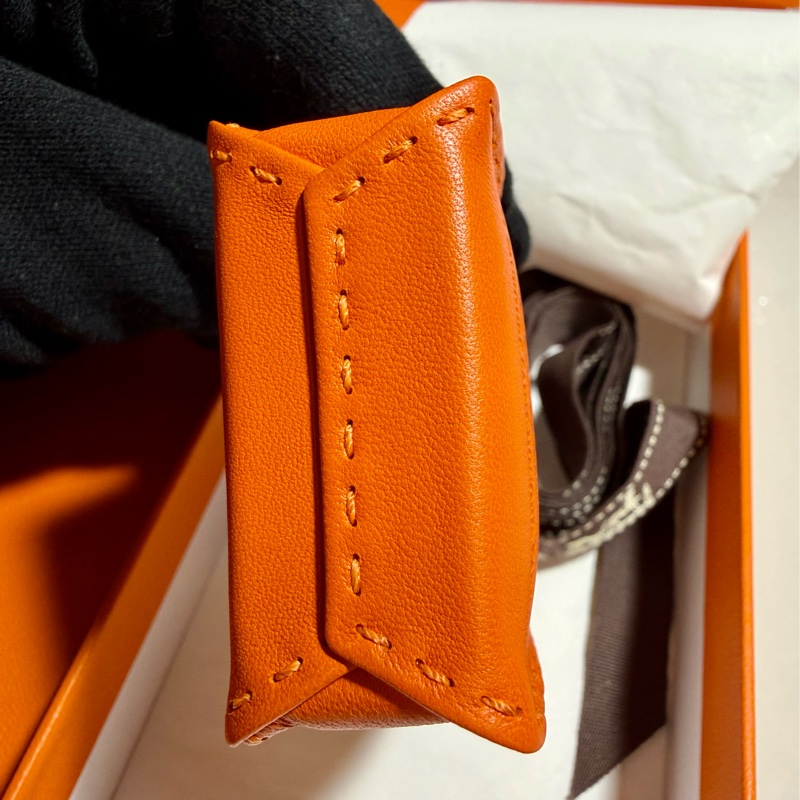 全新愛馬仕Hermes經典小橘袋掛飾、吊飾-4