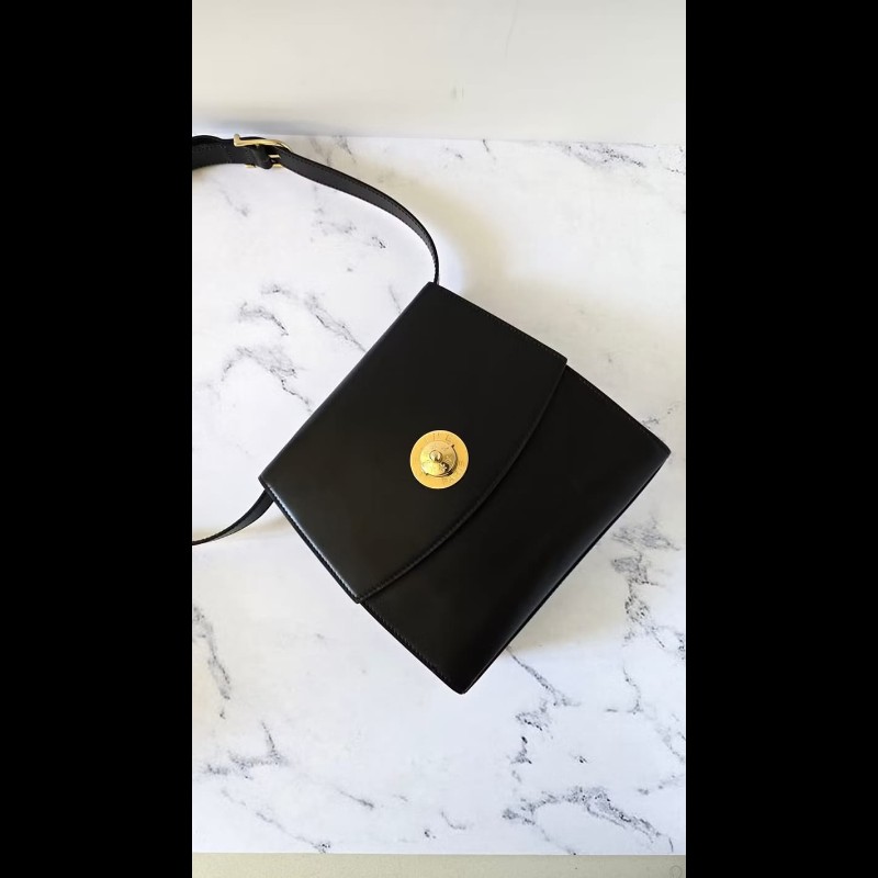 【LA LUNE】中古包 Celine黑金按壓星球包 單肩包 側背包 斜背包 古董二手包-0