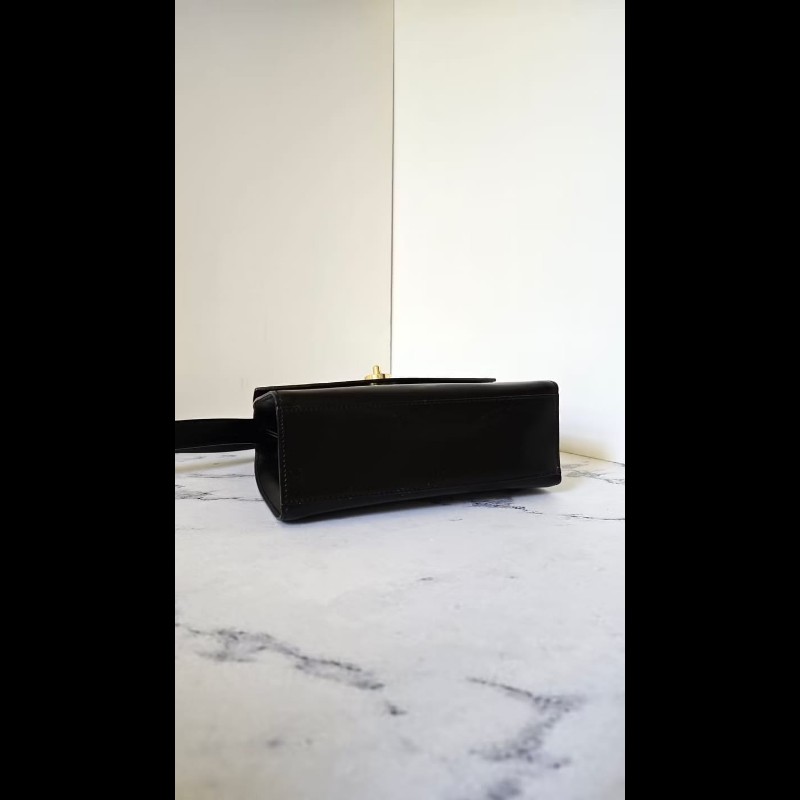 【LA LUNE】中古包 Celine黑金按壓星球包 單肩包 側背包 斜背包 古董二手包-2