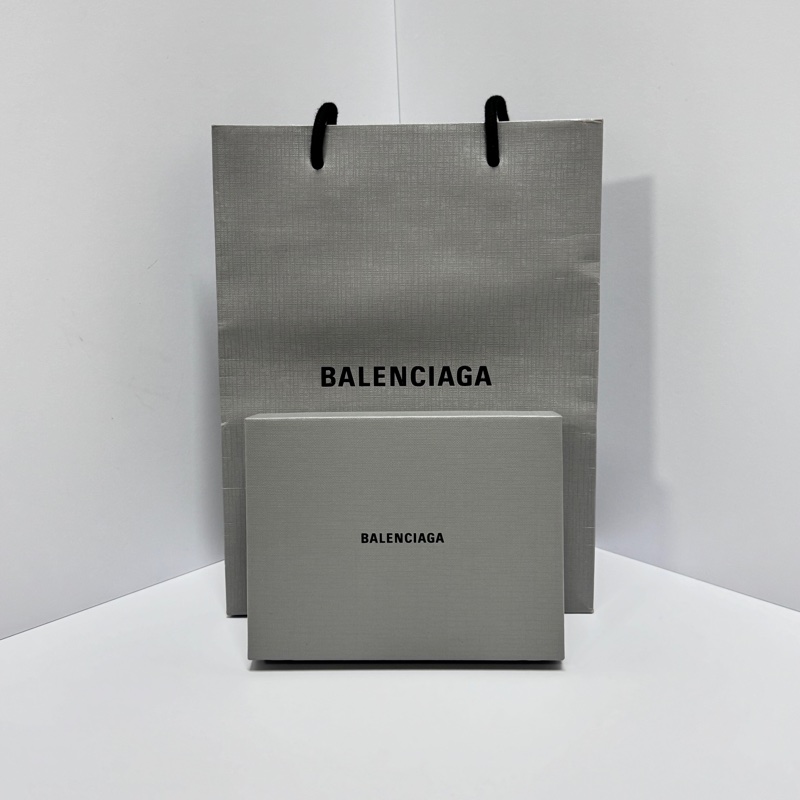 【全新閒置品🎁】 Balenciaga 巴黎世家 黑金牛皮 卡片零錢包-3
