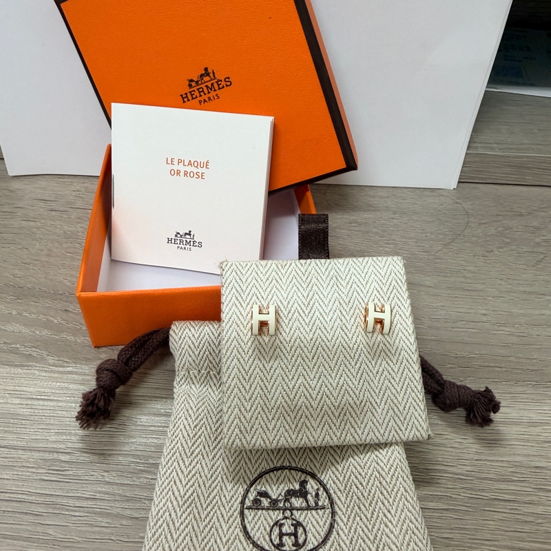 Hermes愛馬仕Mini Pop H耳環-0