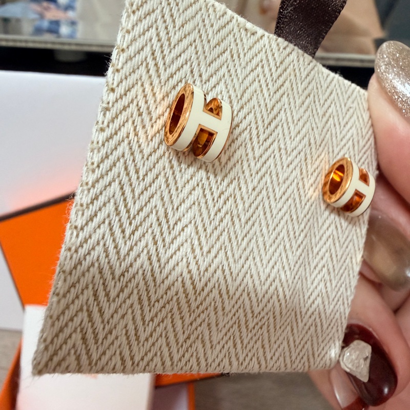 Hermes愛馬仕Mini Pop H耳環-1