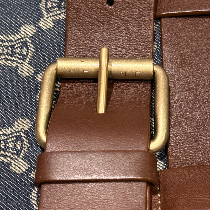 Celine 單寧牛仔凱旋門老花 腰包/胸包 、單肩包-10