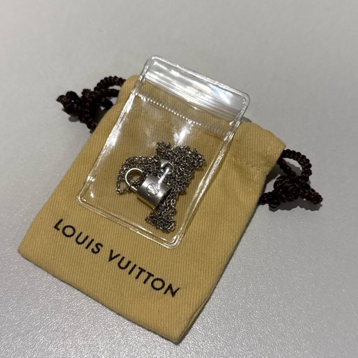 Louis Vuitton 慈善款純銀鎖頭項鍊-6