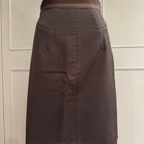 《新歡舊愛》全新正品LV路易威登咖啡色經典款半身裙34/XS