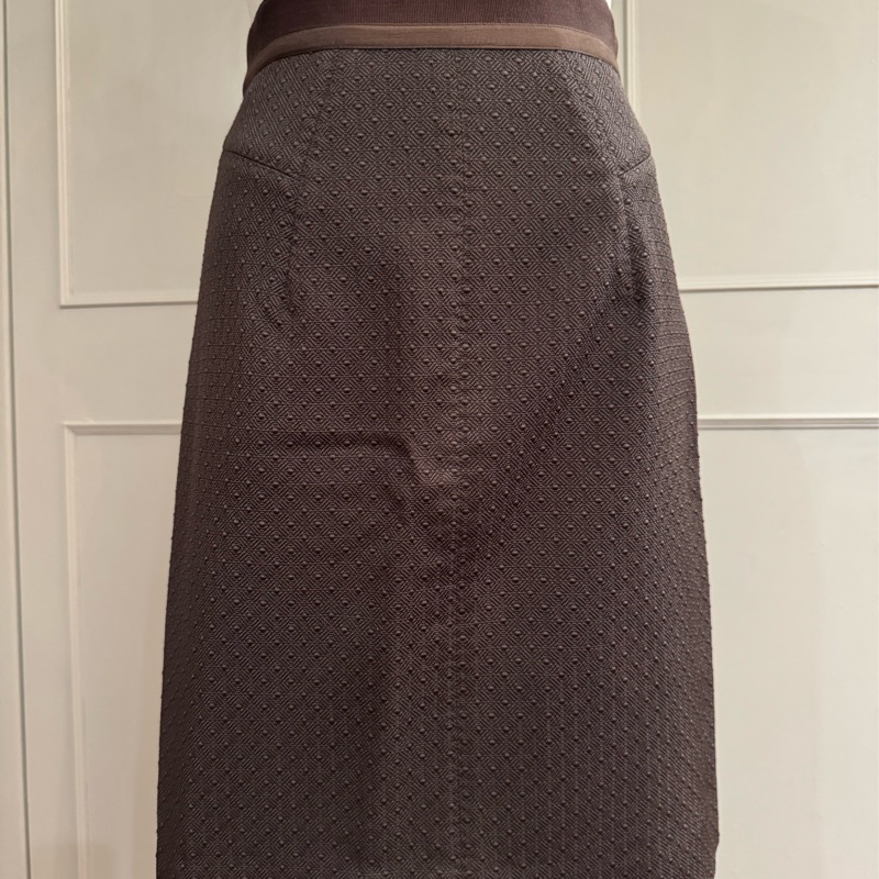 《新歡舊愛》全新正品LV路易威登咖啡色經典款半身裙34/XS-0