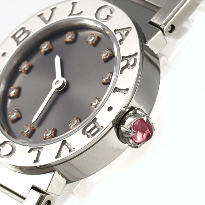 寶格麗 12P BB23S 103690 不鏽鋼石英錶-3