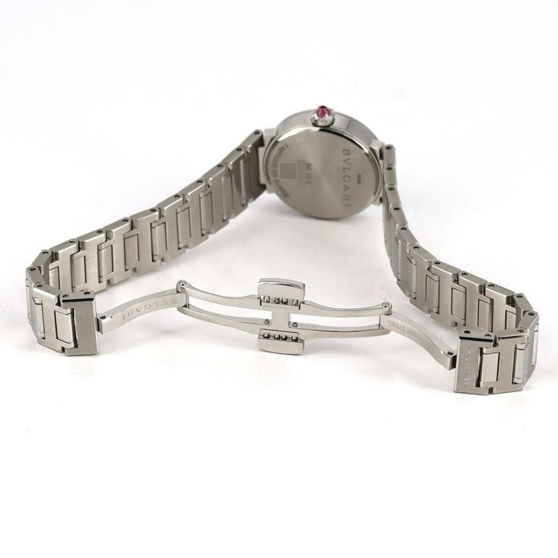 寶格麗 12P BB23S 103690 不鏽鋼石英錶-6