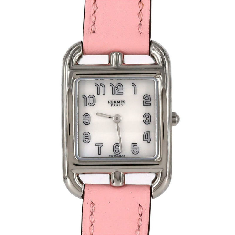 愛馬仕 Cape Cod CC1.210 不鏽鋼石英錶-0