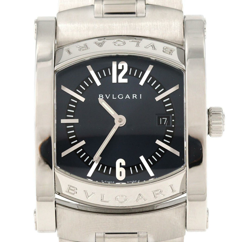 寶格麗 Assioma AA39S AA39C14SSD 不鏽鋼石英錶-0