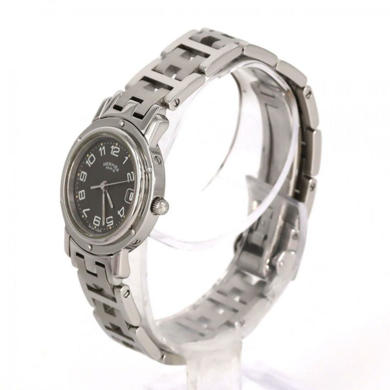 愛馬仕 Clipper CL4.210 不鏽鋼石英錶-1