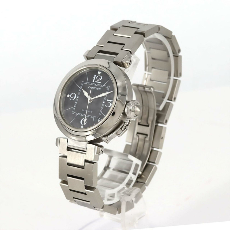 卡地亞 Pasha C W31076M7 不鏽鋼自動上鍊腕錶-1