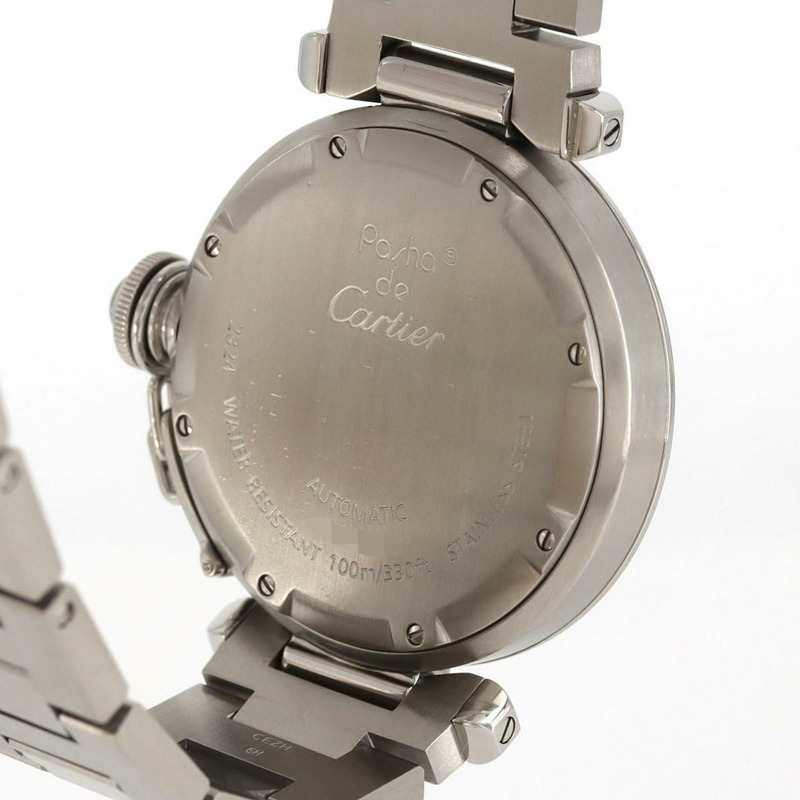 卡地亞 Pasha C W31076M7 不鏽鋼自動上鍊腕錶-4