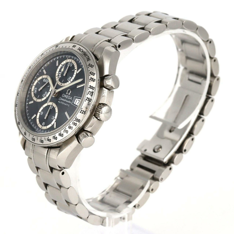 歐米茄超霸系列日期顯示日本限定版 3513.46 精鋼自動腕錶-1