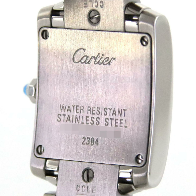 卡地亞 Tank Française SM W51008Q3 不鏽鋼石英錶-5