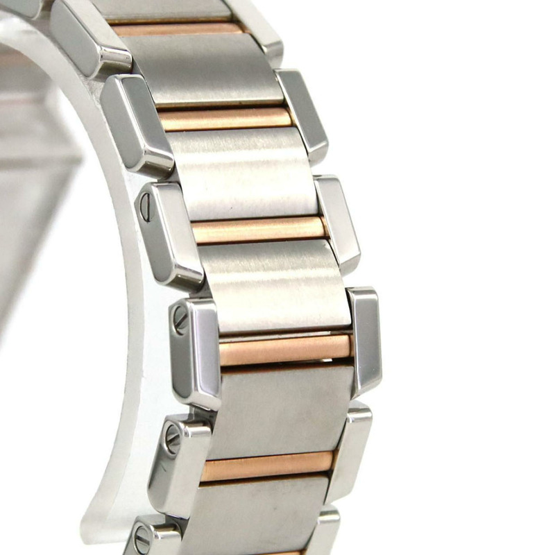 卡地亞 Tank Française SM PG 雙色腕錶 W51027Q4 SSxPG 石英錶-3