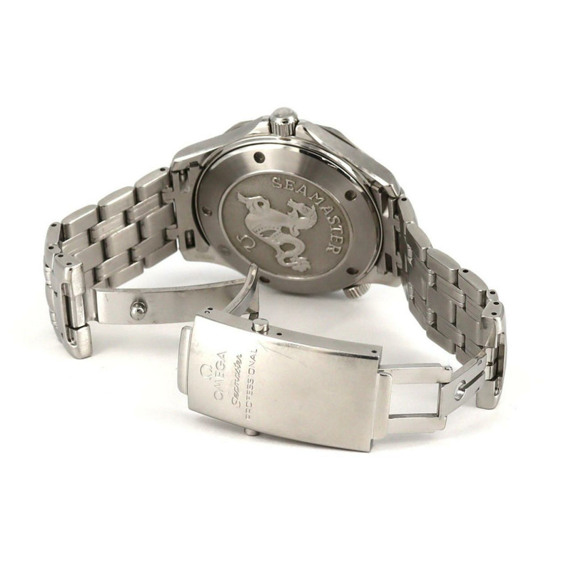 歐米茄海馬系列專業潛水錶 2221.80 不鏽鋼石英錶-5