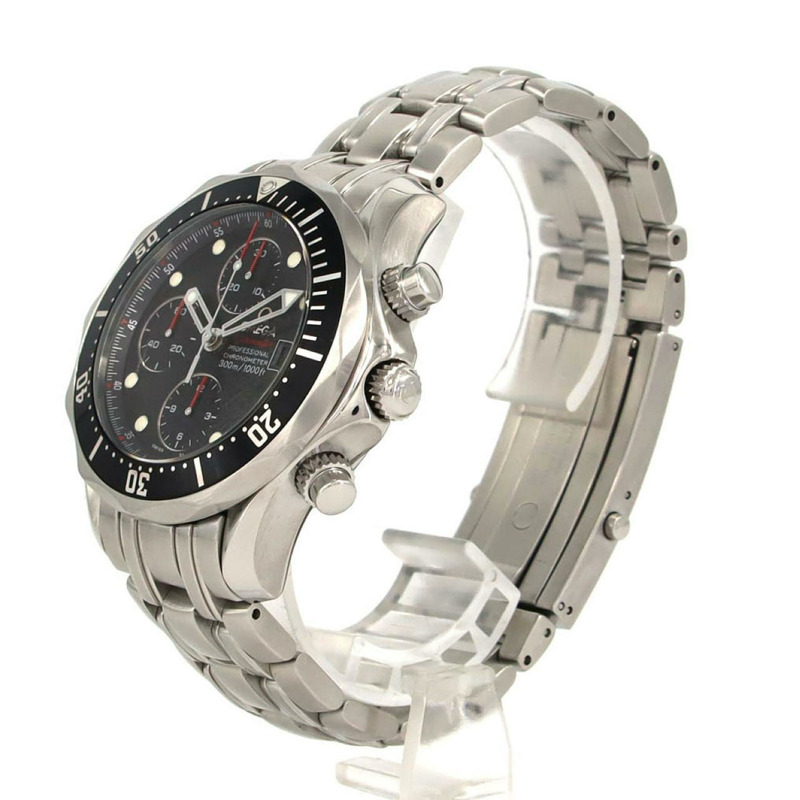 歐米茄海馬系列專業潛水員300公尺計時表 213.30.42.40.01.001 不鏽鋼自動上鍊-1