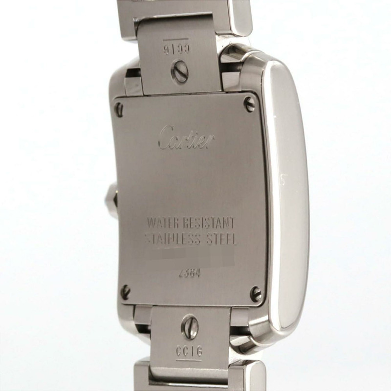 卡地亞 Tank Française SM W51026Q3 不鏽鋼石英錶-5