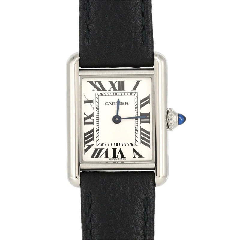 卡地亞 Tank Must SM WSTA0042 不鏽鋼石英錶-0