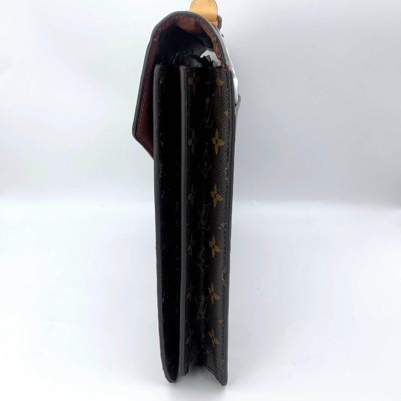 LOUIS VUITTON路易威登Conseiller老花公事包， LV，手提包，辦公包，蒙梭包，二手真品，現貨，免運-2