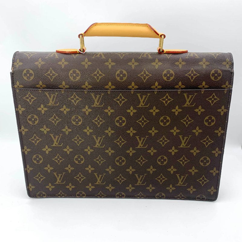 LOUIS VUITTON路易威登Conseiller老花公事包， LV，手提包，辦公包，蒙梭包，二手真品，現貨，免運-4