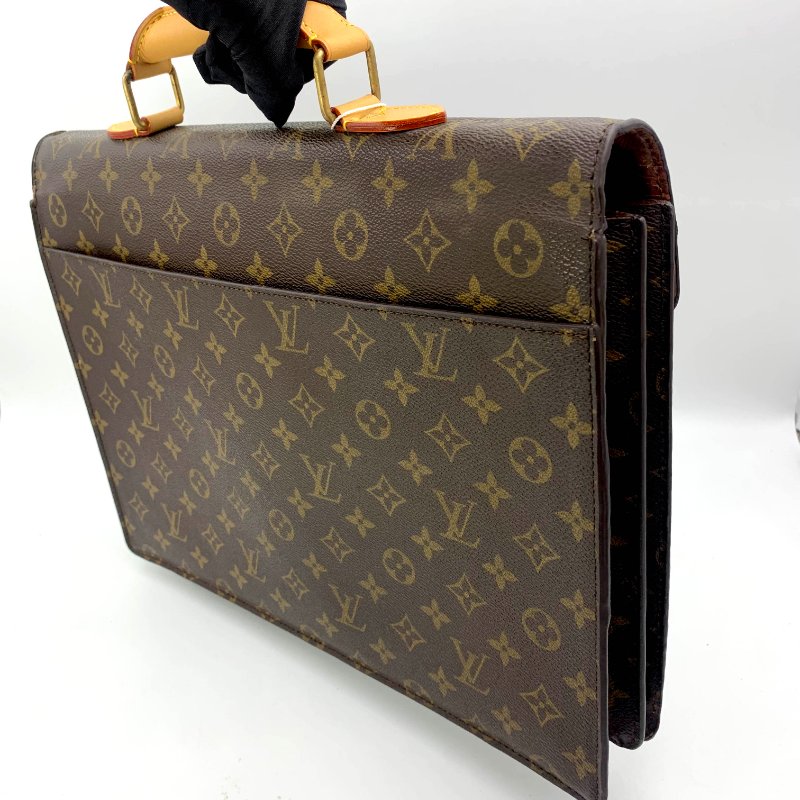 LOUIS VUITTON路易威登Conseiller老花公事包， LV，手提包，辦公包，蒙梭包，二手真品，現貨，免運-9