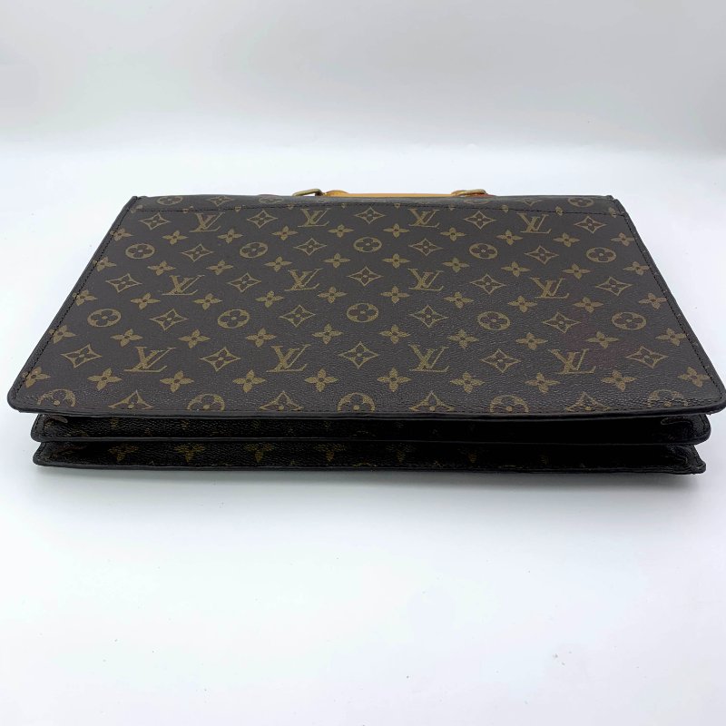 LOUIS VUITTON路易威登Conseiller老花公事包， LV，手提包，辦公包，蒙梭包，二手真品，現貨，免運-25