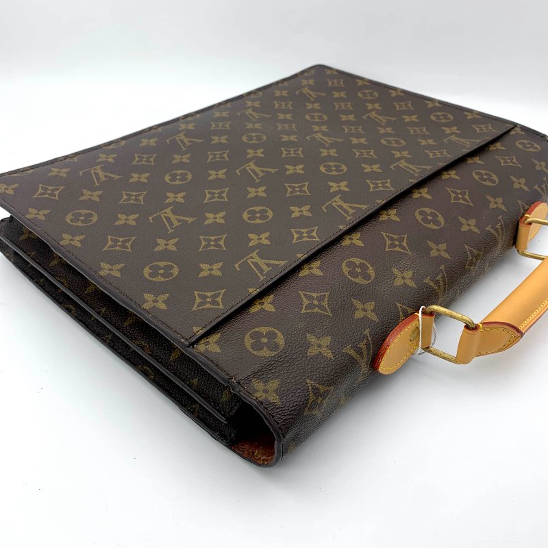 LOUIS VUITTON路易威登Conseiller老花公事包， LV，手提包，辦公包，蒙梭包，二手真品，現貨，免運-28