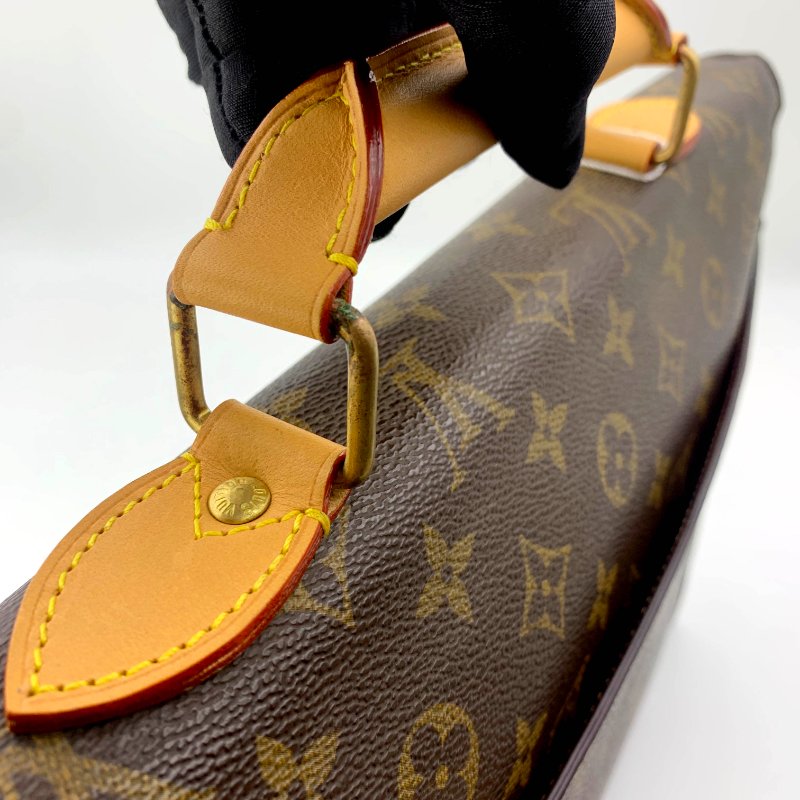 LOUIS VUITTON路易威登Conseiller老花公事包， LV，手提包，辦公包，蒙梭包，二手真品，現貨，免運-30